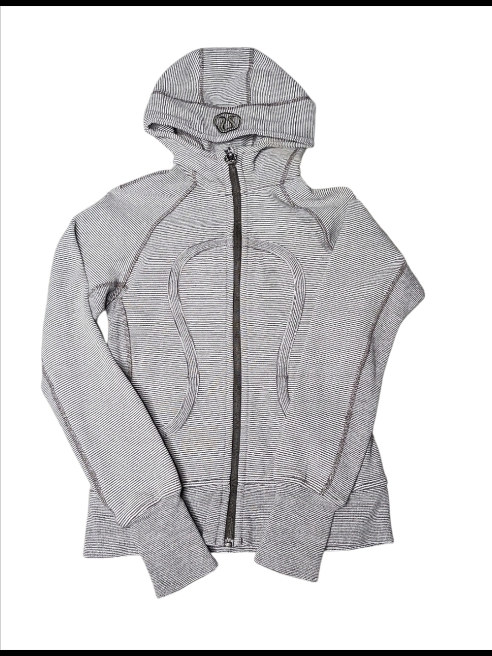 Lululemon Scuba Hoodie*Microstripe
Sidewalk / Silver